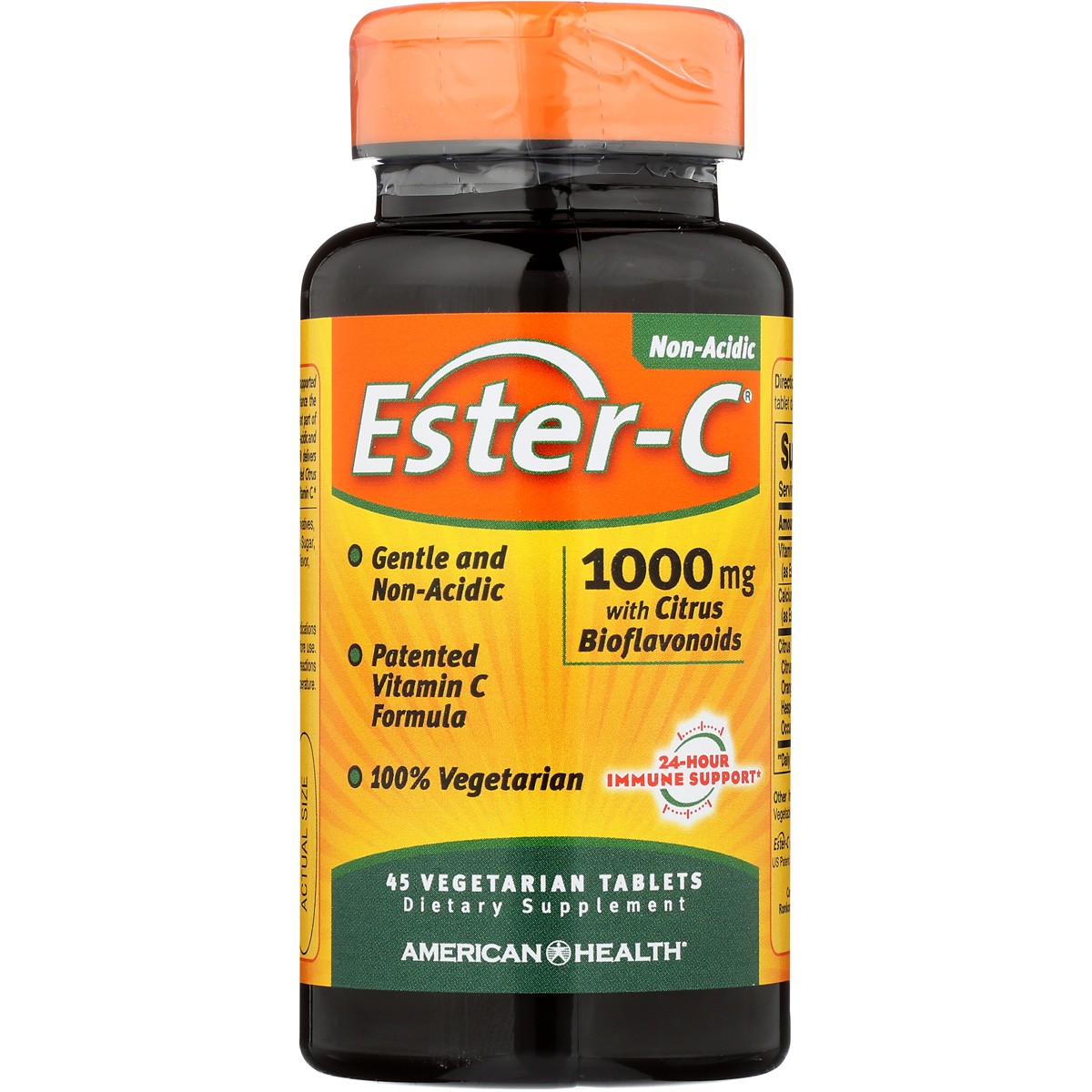 Ester C 1000Mg Citrus Bioflavonoids 45 Vegetarian Tablets By American 1 Pack