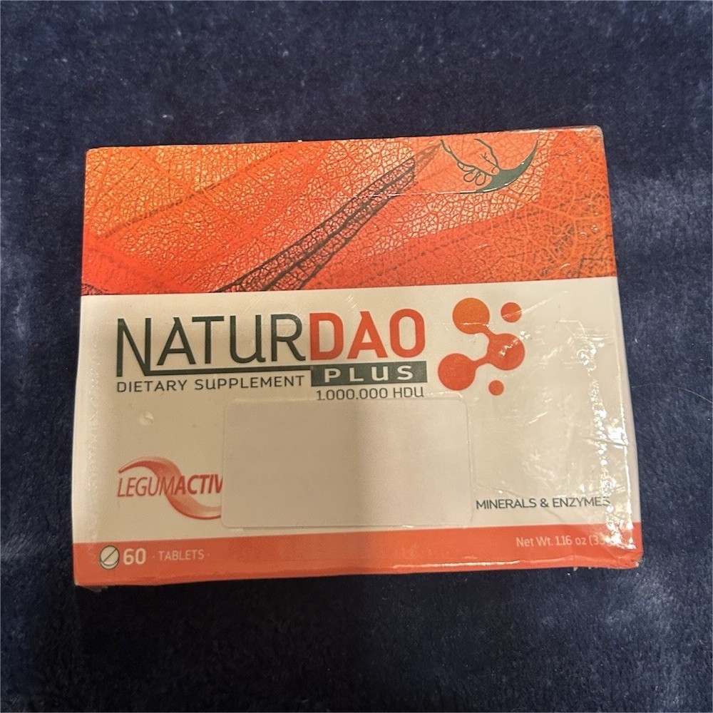 NATURDAO Plus Digestive Support 1,000,000 HDU 60 Tablets Exp 11/2026