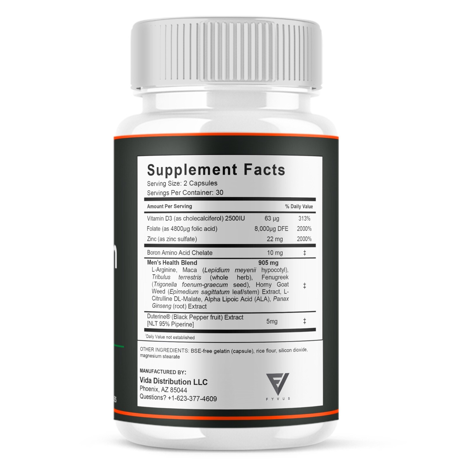 Vigramen Pills Vigra Men Maximum Performance Supplement (60 Capsules)
