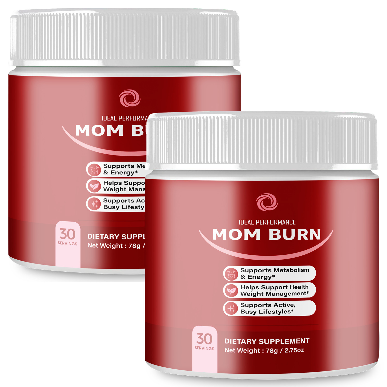 Mom Burn Powder, Official MomBurn Powder for Women Supplement (2 Pack)