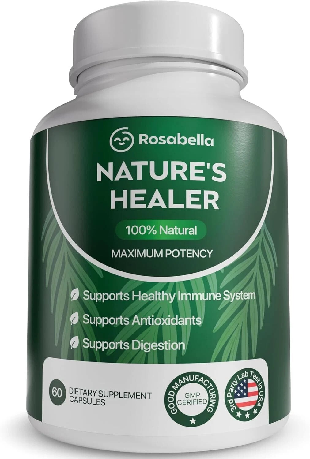 Rosabella Natural Digestive Support for Bloating, Gut Health & Immune System