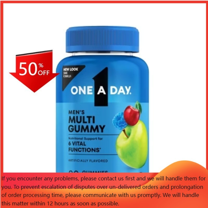 One A Day Men’s Multivitamin Physical Energy Support Gummies – 170ct