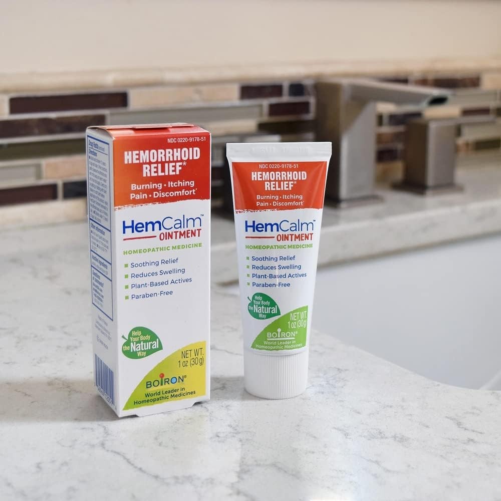 Hemcalm Ointment for Hemorrhoid Relief of Pain, Itching, Swelling or Discomfort