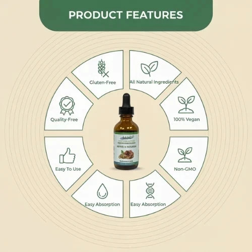 Revive & Nourish Mushrooms Herbs Blend Liquid Extract Maitake 1, 2 & 3 Packs