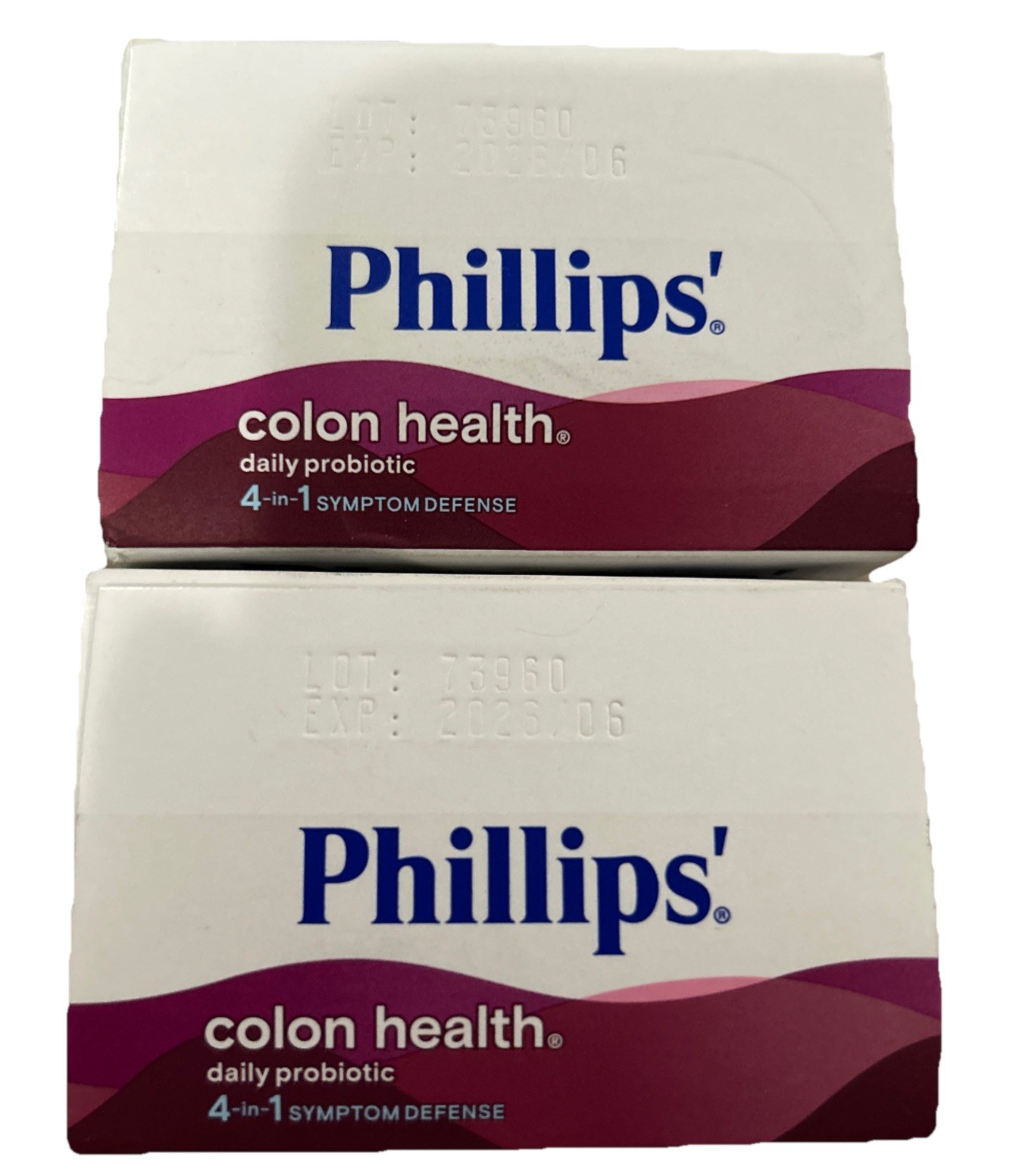 Phillips Colon Health Daily Probiotic Dietary Supplement 30ct X2 Exp 12/2026+