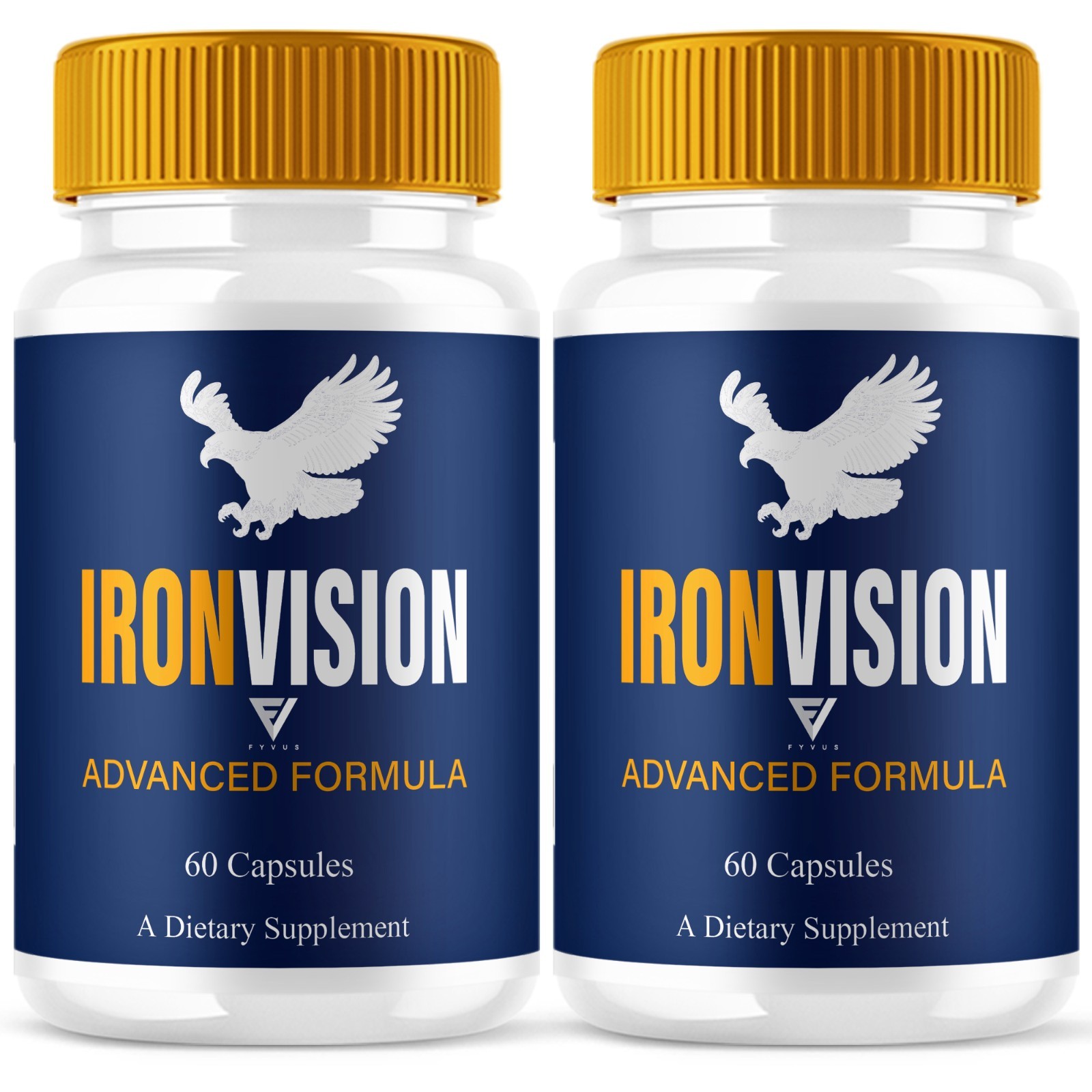 (2 Pack) Iron Vision Capsules, IronVision Advanced Vision Support (120 Capsules)