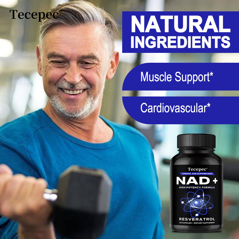 NAD+ High Potency Supplement Cardiovascular Support,Balance Energy Levels