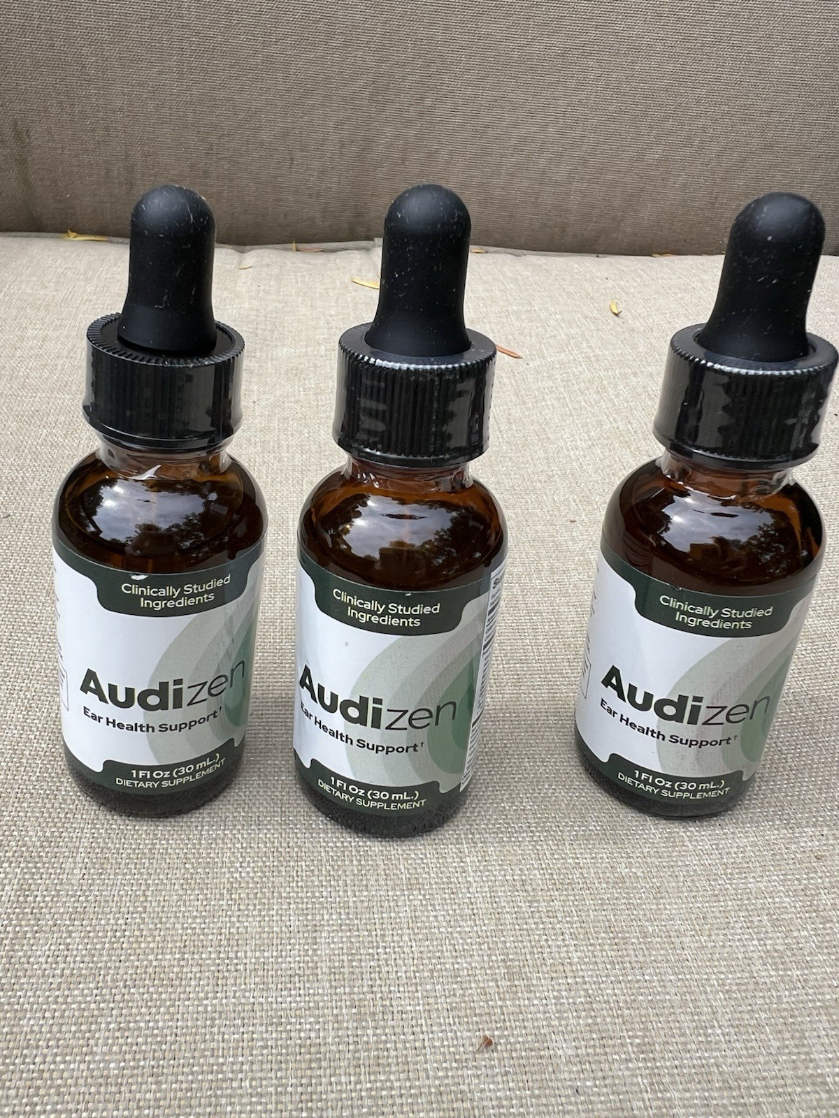 Audizen Hearing Support Liquid Dietary Supplement Drops, 1 fl oz (30 mL), 3