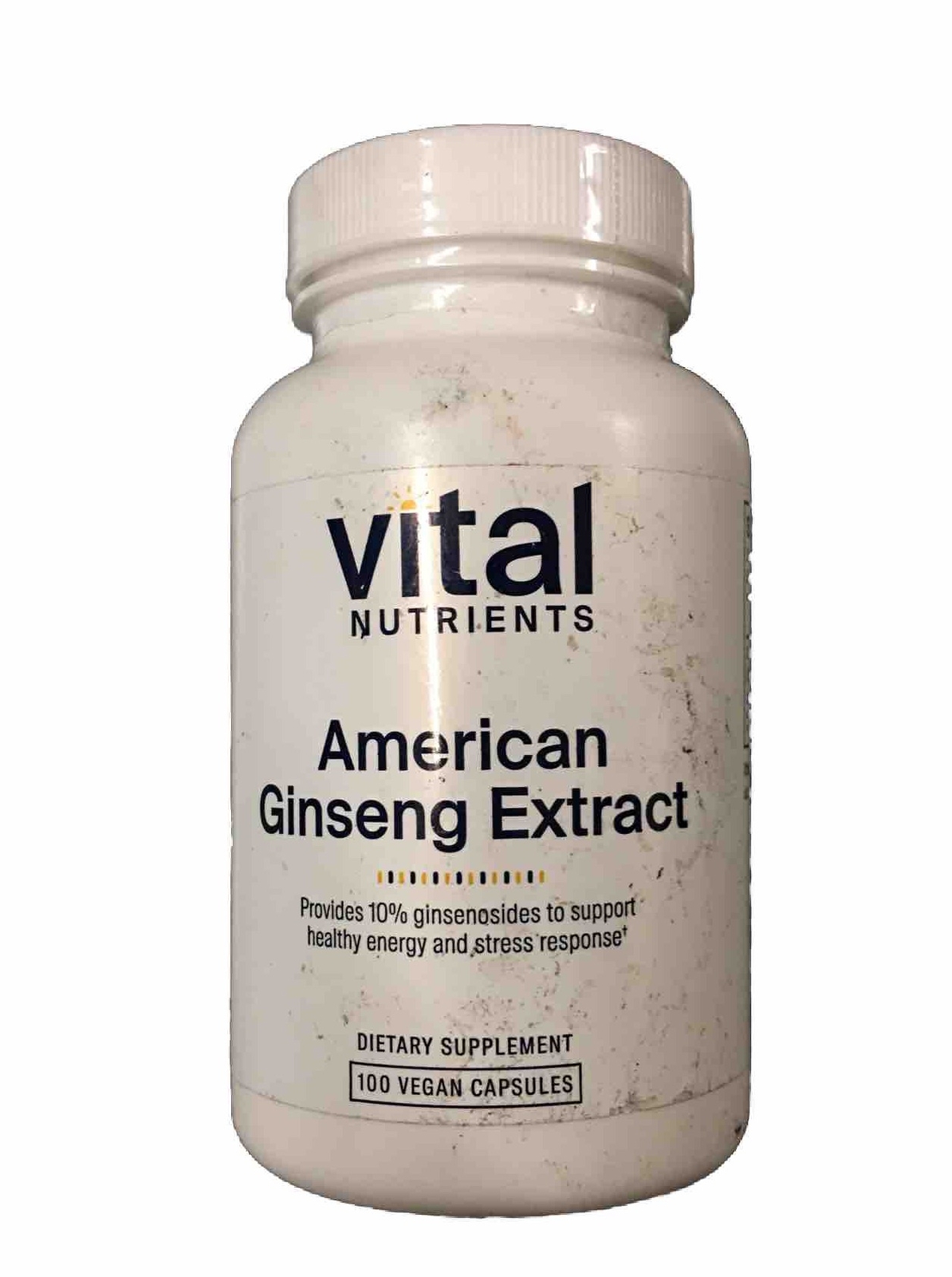 Vital Nutrients American Ginseng Extract 100 Capsules Exp 05/27 SEALED