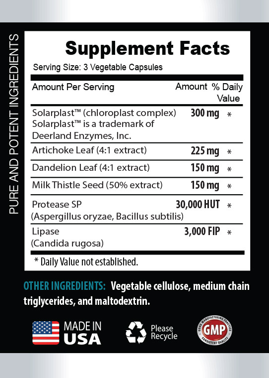 cleanse detox – LIVER DETOXIFIER FORMULA – immune health – 3 Bottles