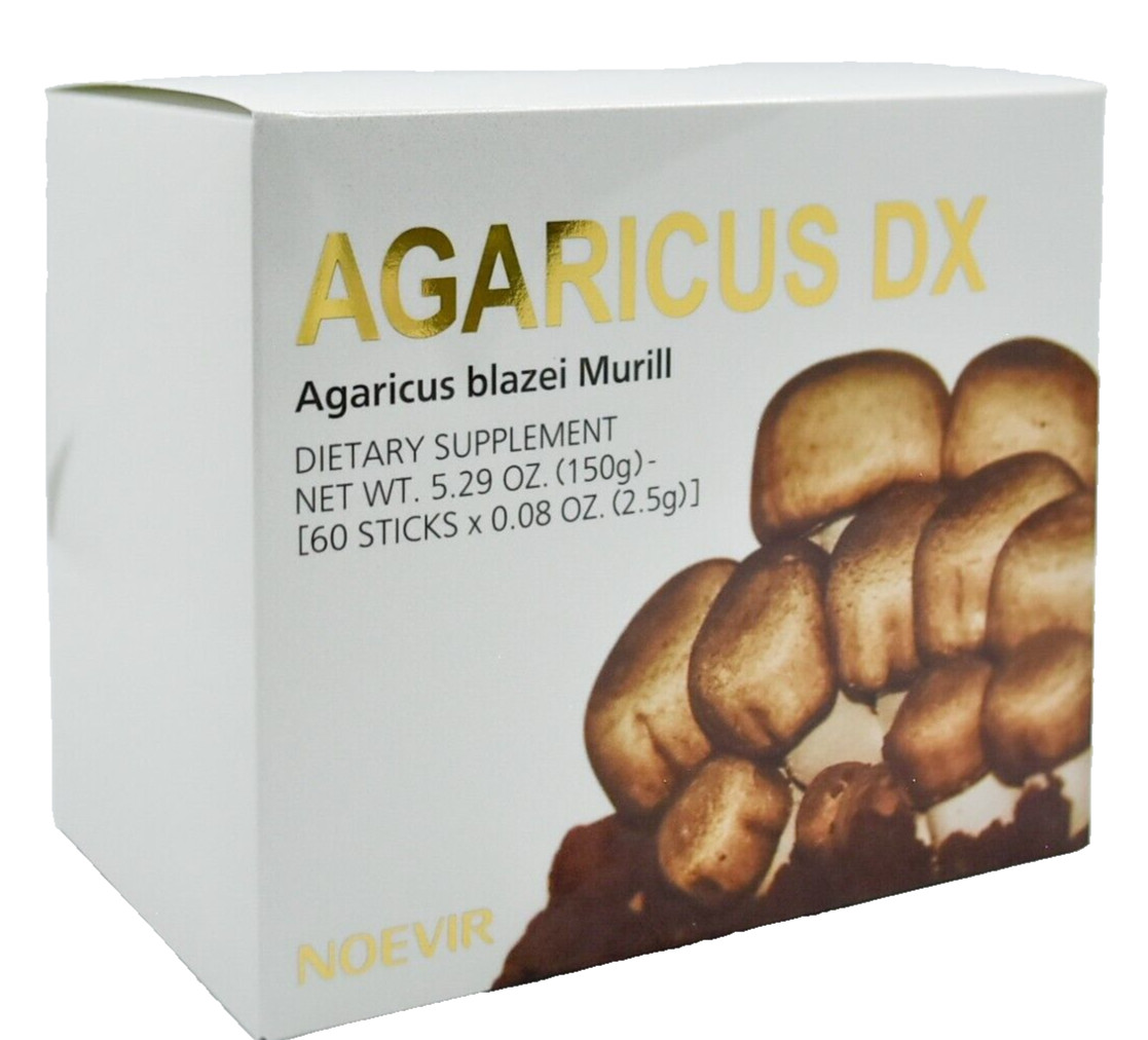 Noevir Agaricus Dx Dietary Supplement 5.29 Oz/150gr (60 Sticks) Exp 2025 *AUTH