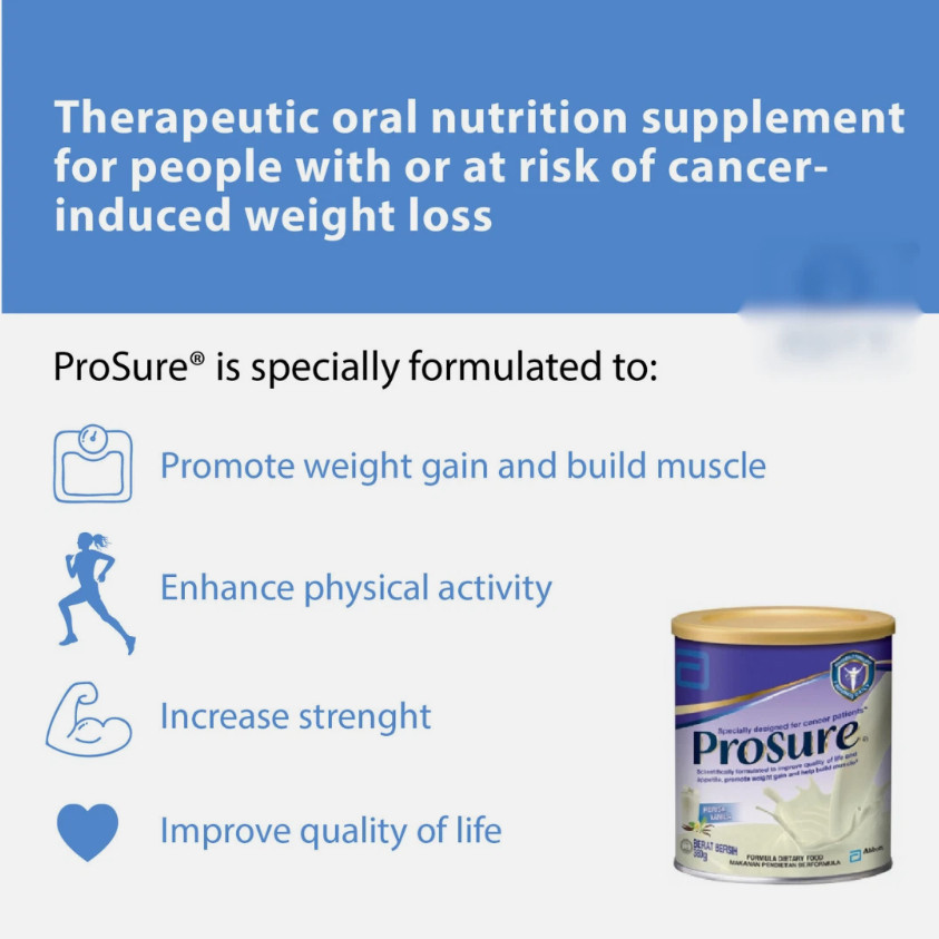 8 X Abbott Pro Sure Vanilla Milk High Protein, Prebiotic & EPA 380g
