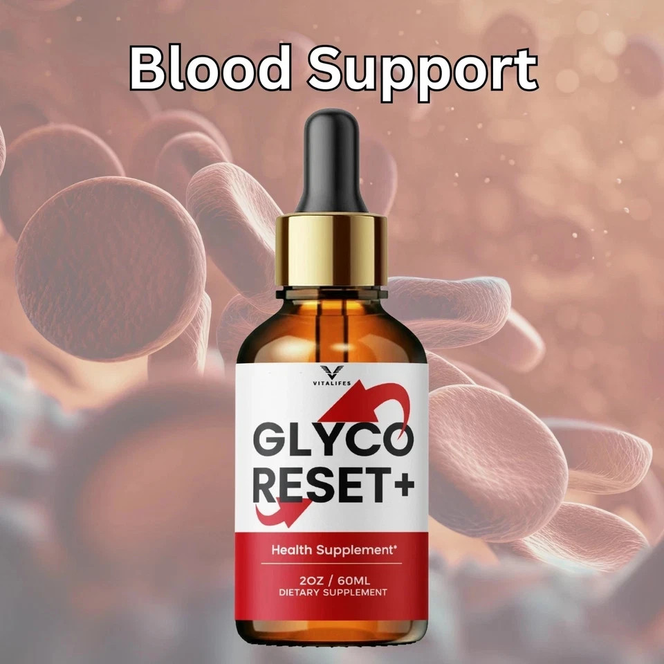 (2 Pack) Glyco Reset Drop Advanced Blood Support Supplement GlycoReset 30 Servs