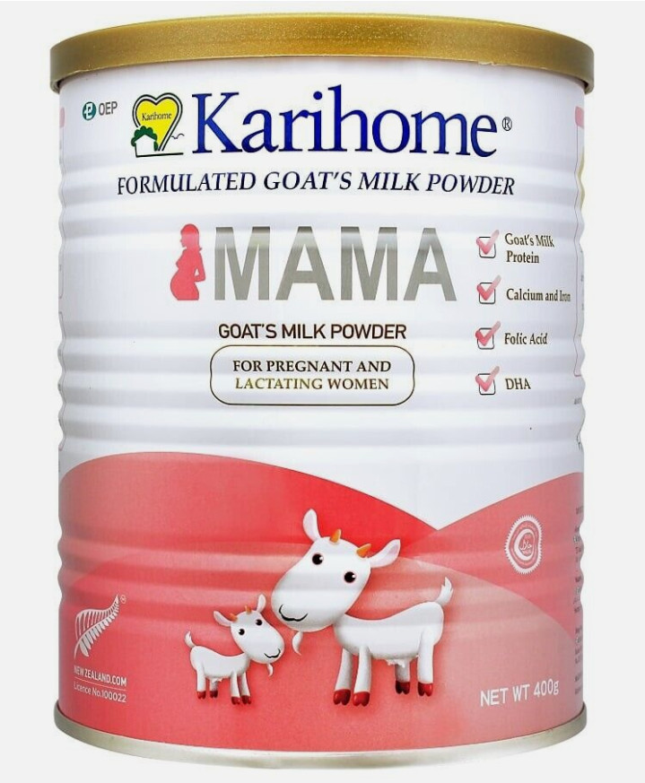 4 X 400G Karihome Mama Goat’s Milk Powder For Pregnant & Nursing Mom DHL SHIP