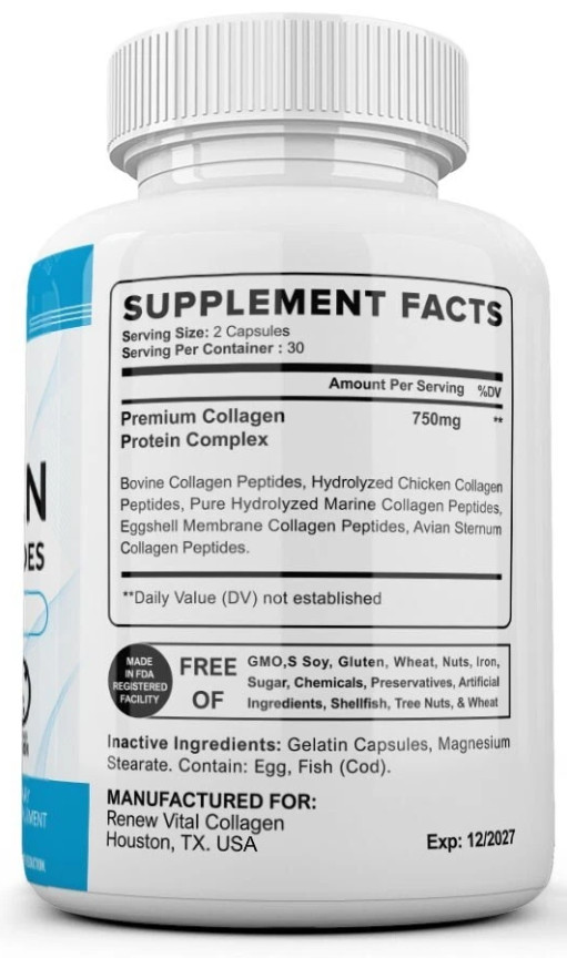 Skin Nails & Hair 60 Tablets 1500mg