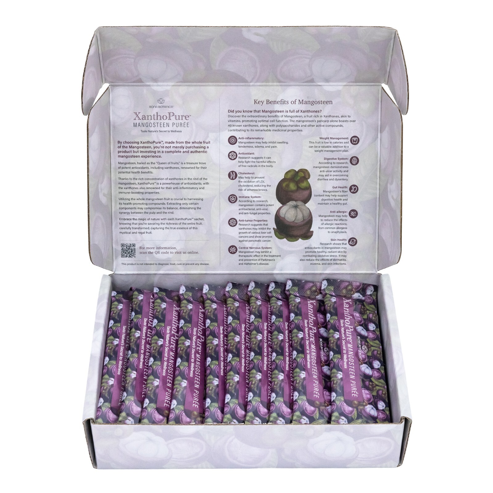 Bona Botanica XanthoPure Mangosteen Puree Jelly 30 satchets 26 oz / 750 g