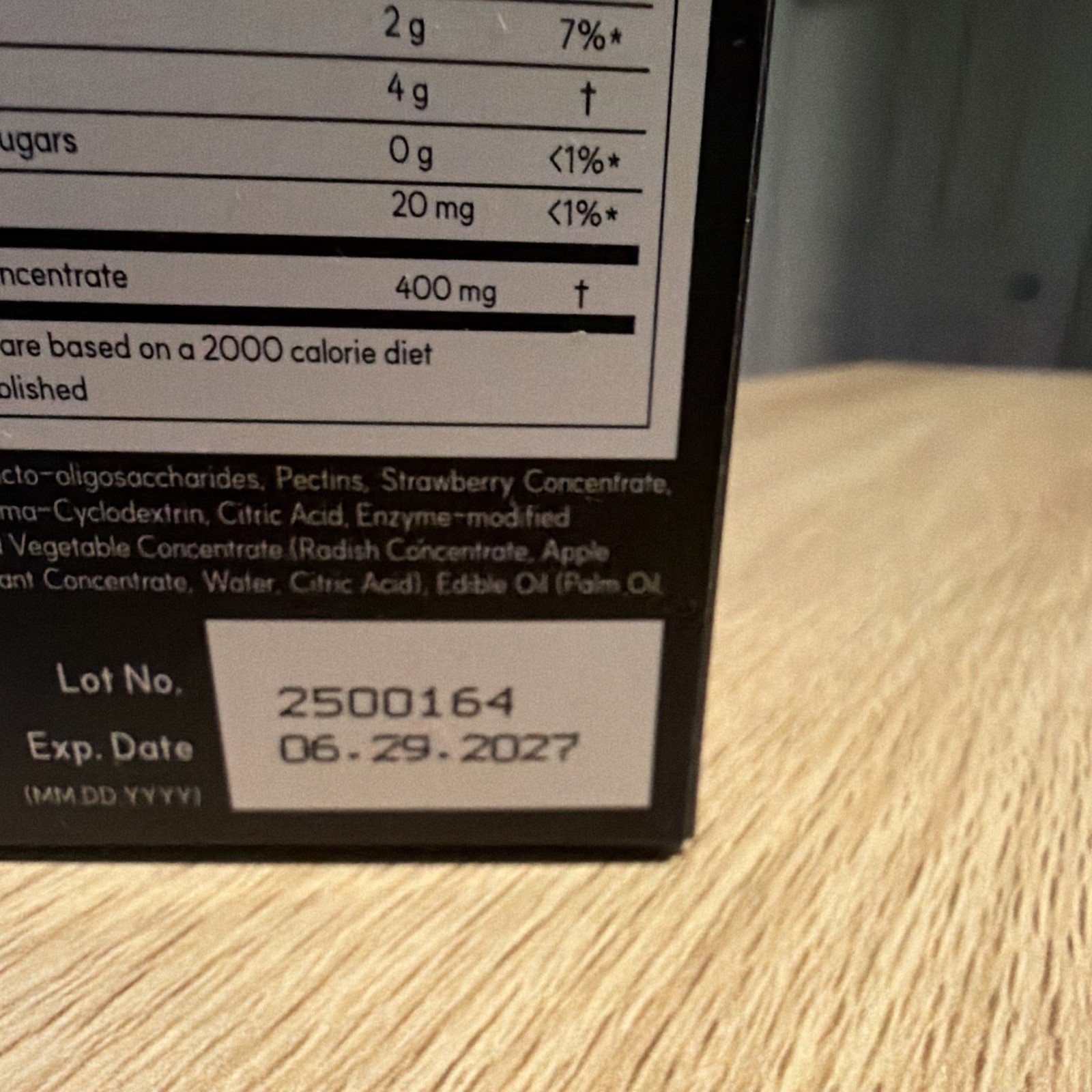 dr.blet BOOST Korean Red Ginseng 400mg Gummies 30ct Strawberry Vegan Exp 06/2027