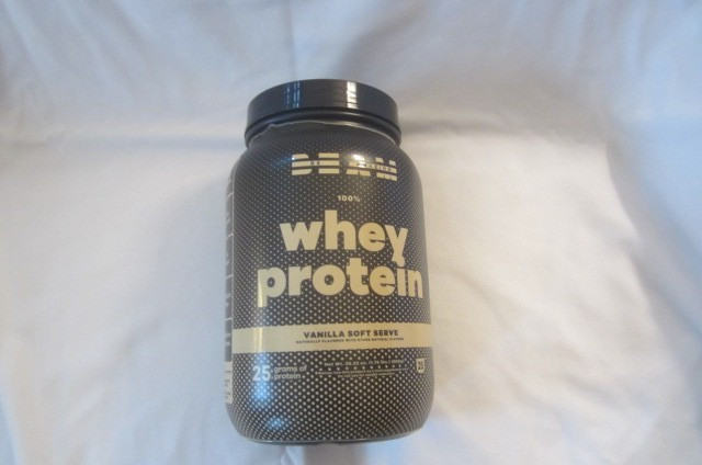 New in the Package beam 100% whey protein Vanilla Soft Serve 28.22 oz 25 Serving