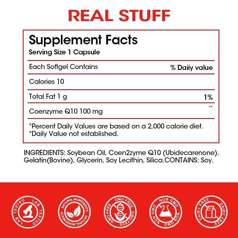 Coenzyme Q10 Supplyment Coenzyme Q10 100mg Ultra High Absorption