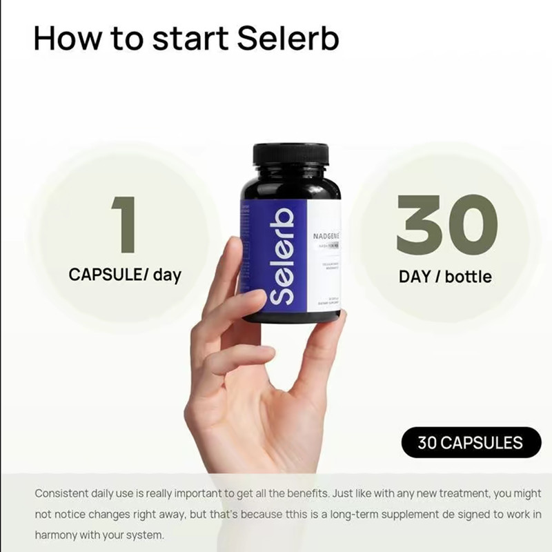NAD+ Selerb Supplement for Men-Including Liposomal-NAD+,CoQ10,L-Carnitine,L-Argi