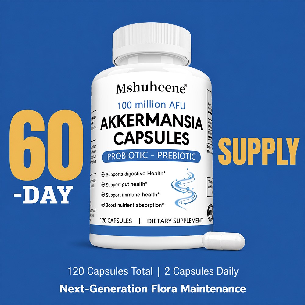 100 Million AFU Synbiotic Complex Capsules for Gut & Immune Support,30~120 Caps