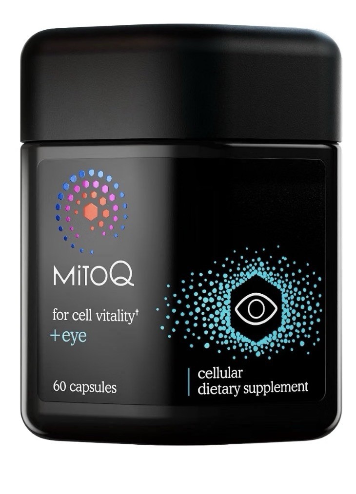 MitoQ For Cell Vitality + Eye Cellular Dietary Supplement Eye Health 60 Capsules