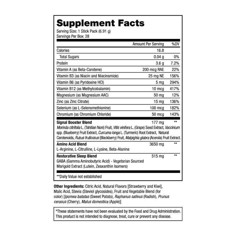 Nutrifii Renew Boosting Drink Kiwi Berry 28 servings BB 12-2026