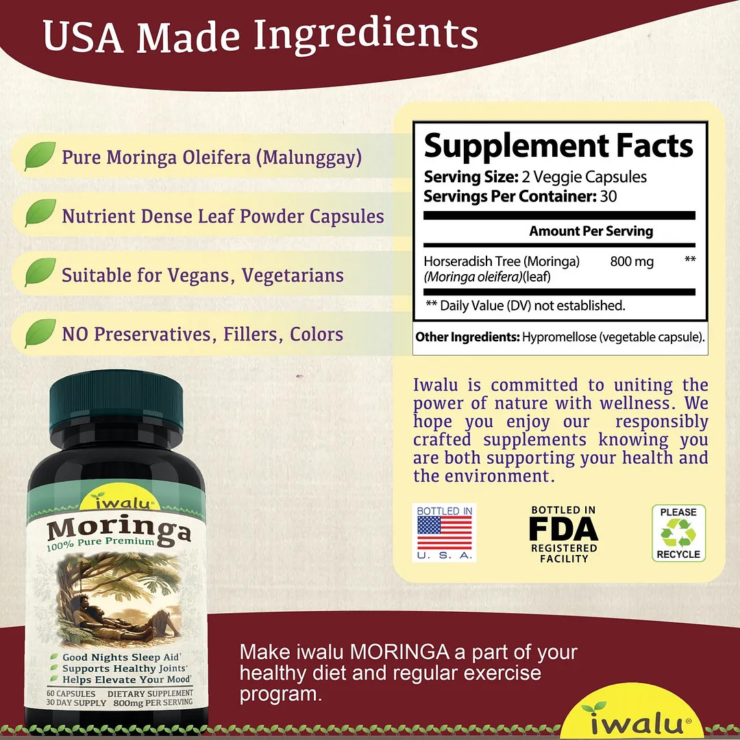 Munagaku In English | Best Supplement Capsule Pill Men Women FREE SHIP