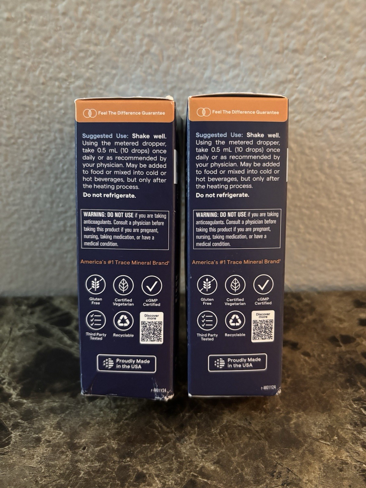 Trace Ionic Vitamin D3 + K2 MK-7 Liquid Drops 5000 IU, 2 fl oz (2 PACK)