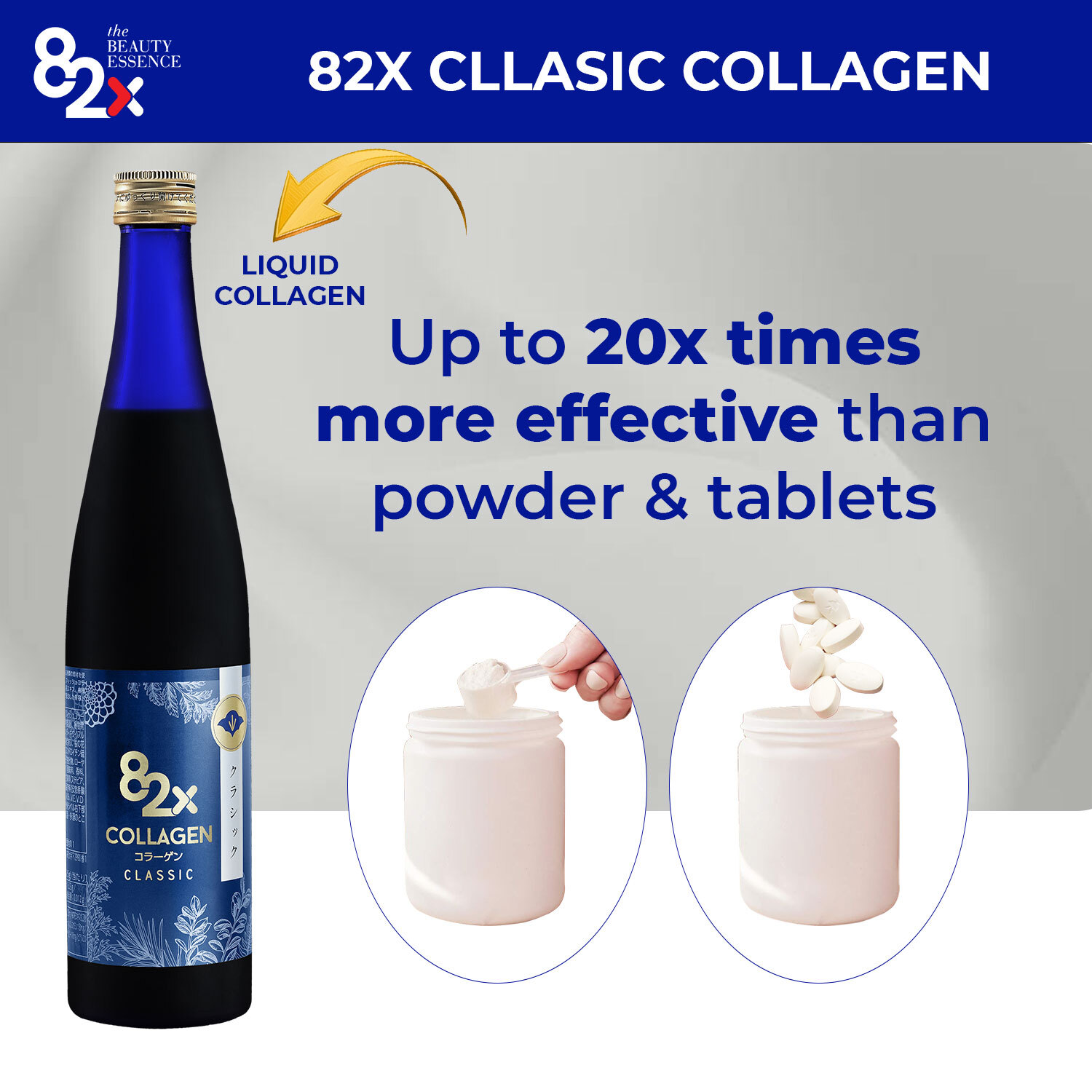 82x Collagen Classic 120000 500g Japan Fruit Flavor Marine Collagen Drink