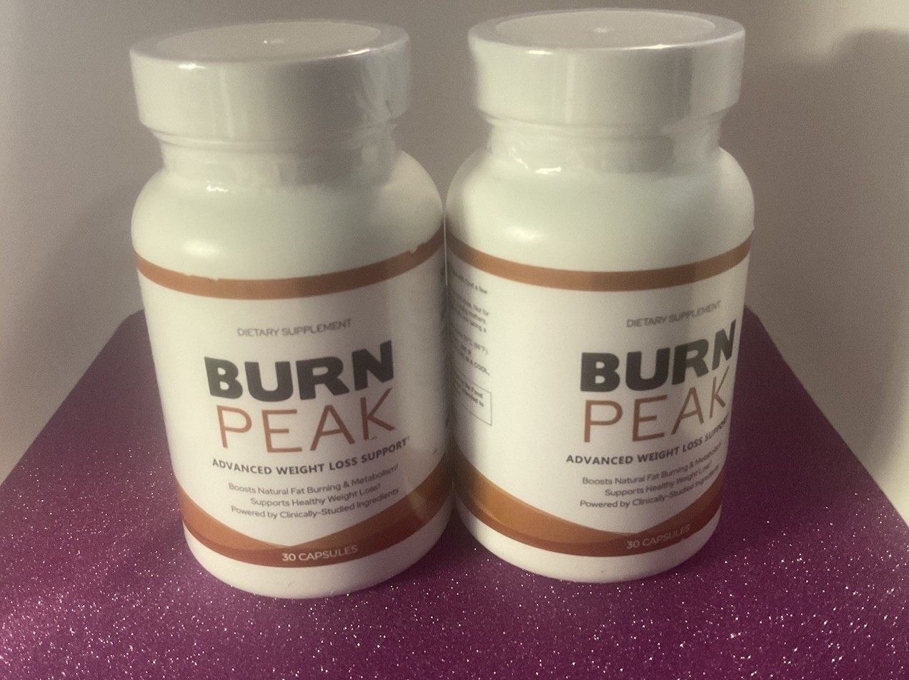 Burn Peak Advanced Weight Loss Support Supplements 30 Capsules 2 Bottles