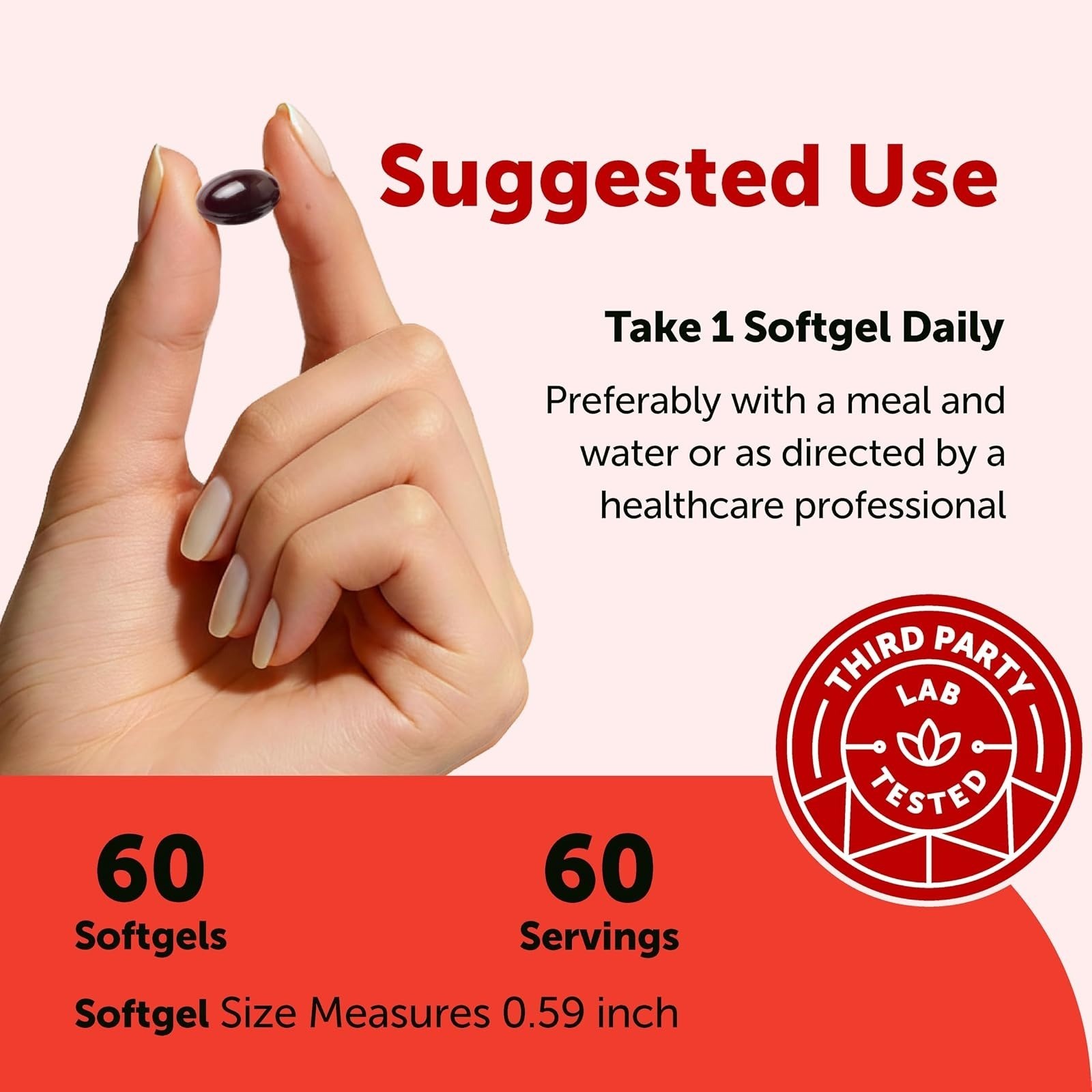 Micro Ingredients Astaxanthin 12mg Softgels with MCT Oil, 60 Count