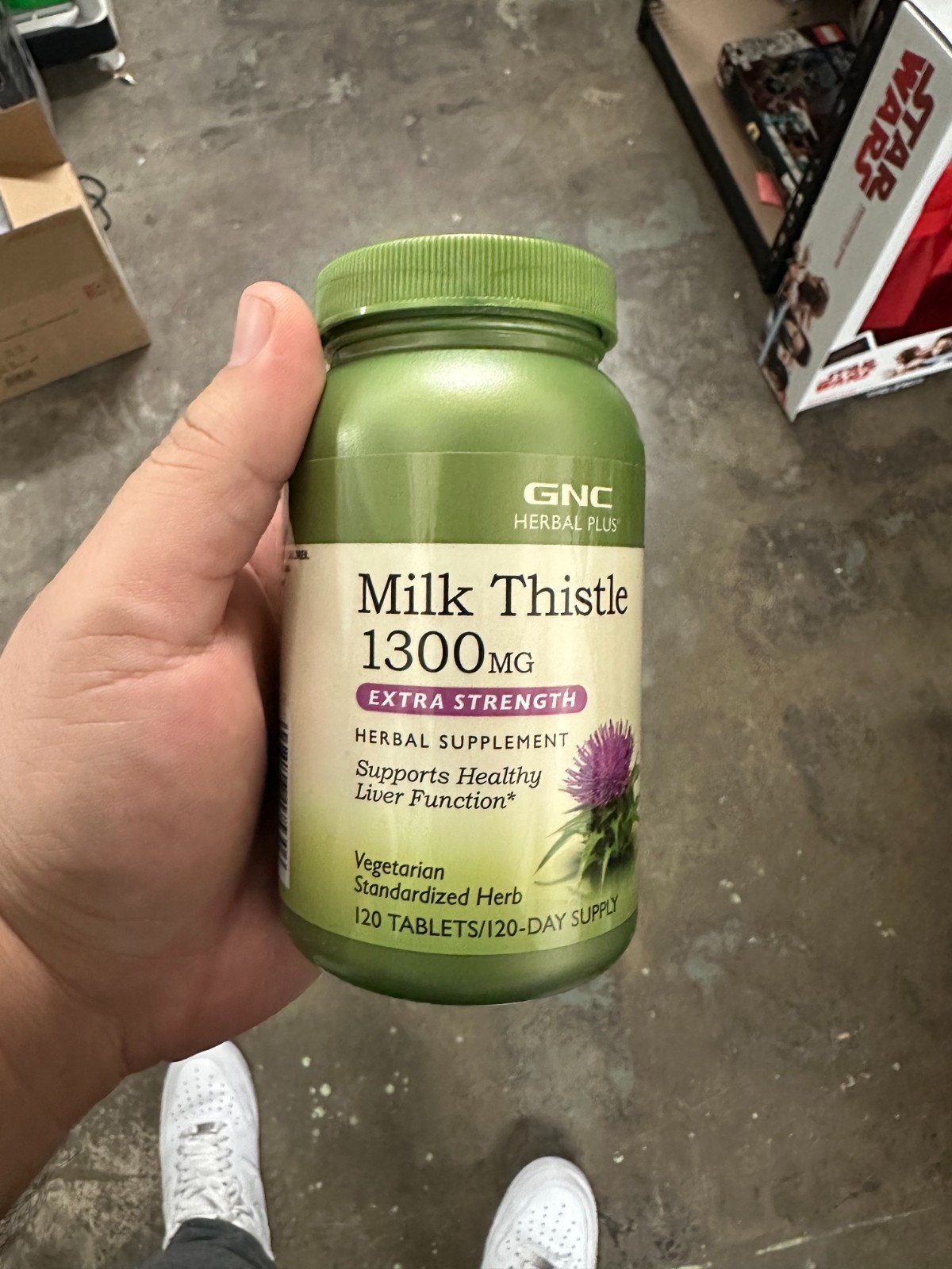 GNC Herbal Plus Milk Thistle 1300mg Extra Strength 120 expiration 09/27
