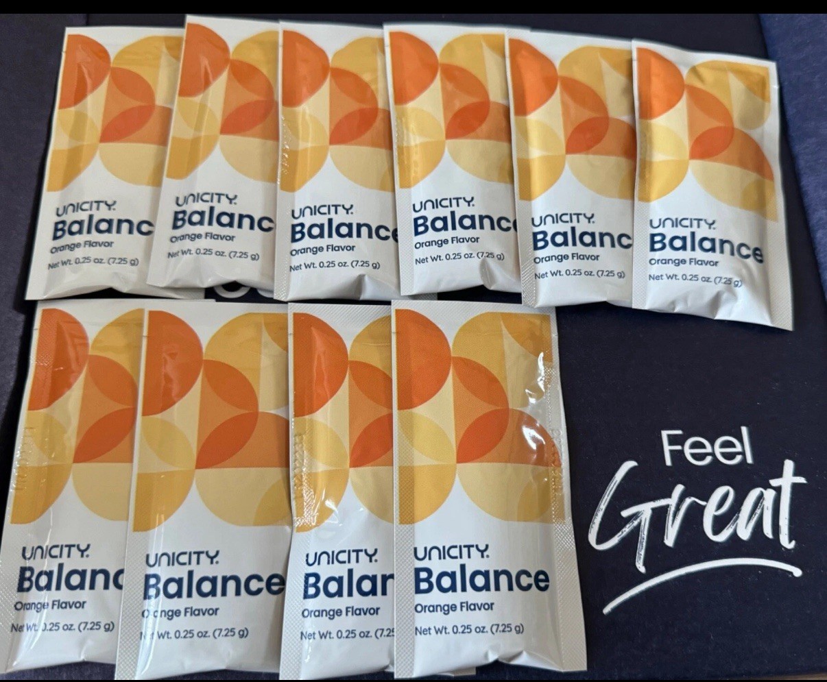 Unicity Balance – Glucose and Colesterol Support Orange Flavor 10 Pc – Exp 2028