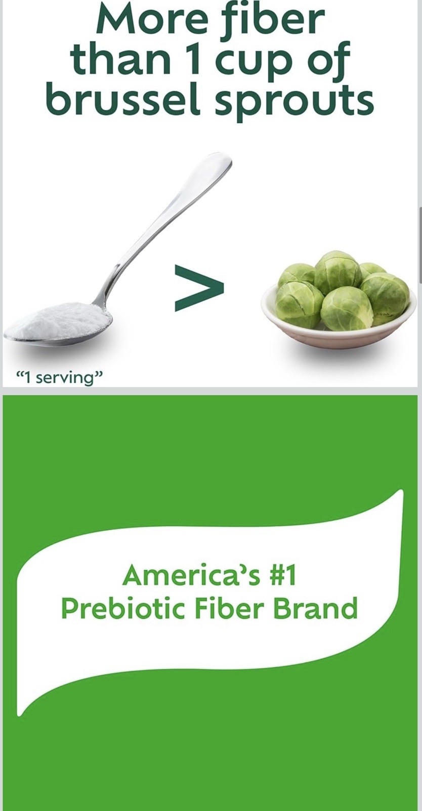 Benefiber Prebiotic Fiber Powder Plant Based Sugar-Free Taste-Free 17.6oz