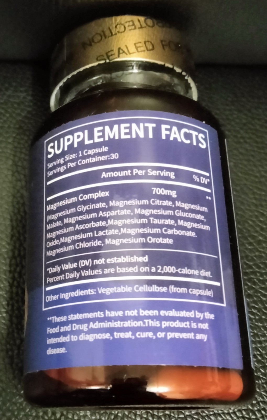 Magnesium 12-In-1 Complex 700mg 30 Capsules – 3pk