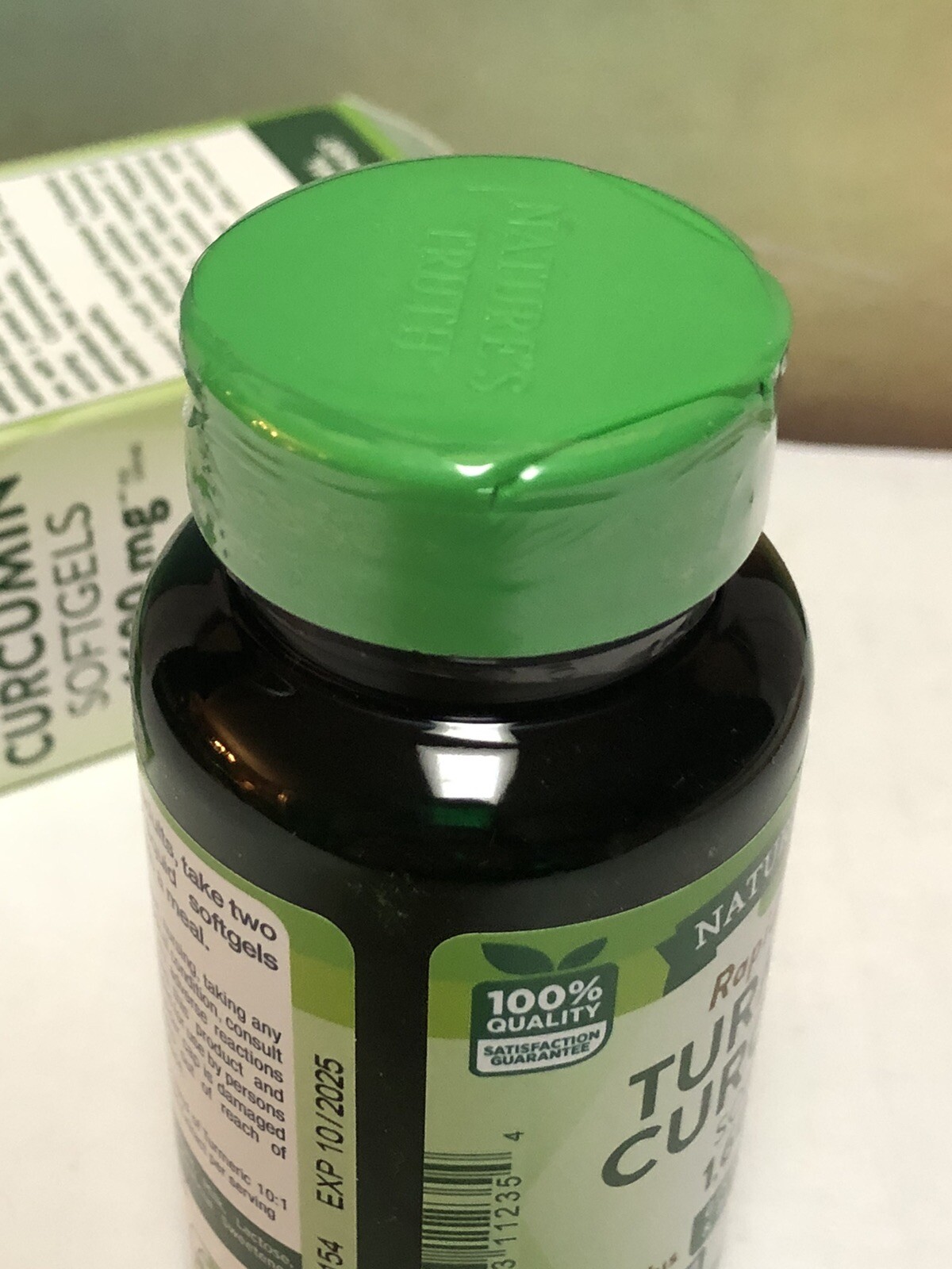 NEW Nature’s Truth Turmeric Curcumin 1600mg Rapid Release Softgels 60 Ct ~ NIB