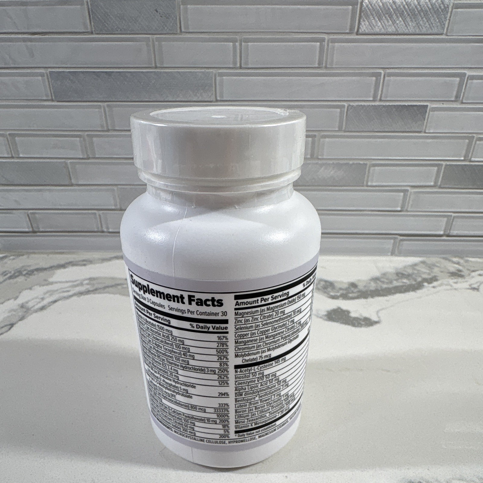 *NEW* 10X Health Optimize Multivitamin Capsules 90 Ct w/ Vitamins A C D E & Zinc