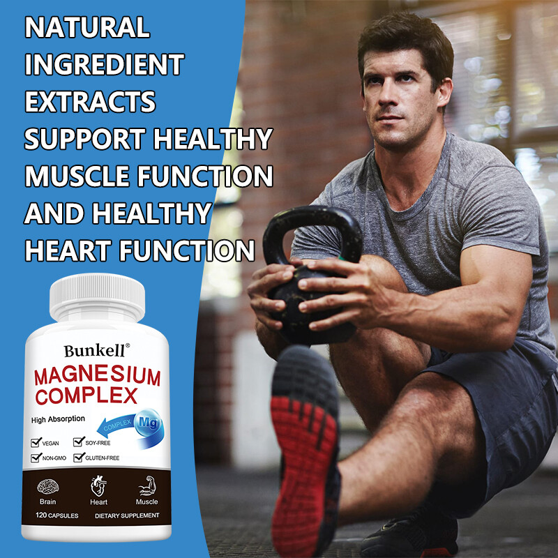 Magnesium Complex High Absorption Supplement Magnesium Glycinate Citrate Malate