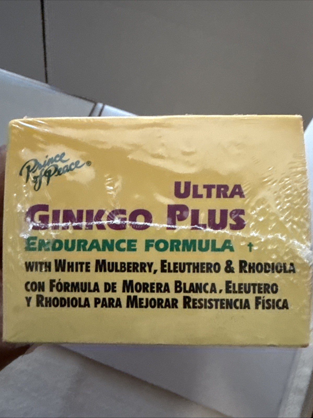 Prince of Peace Ultra Ginkgo Plus Endurance Formula, a dietary supplement