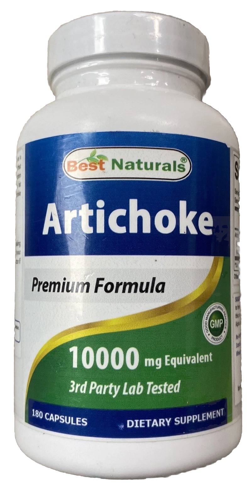 Artichoke Extract Best Naturals 180 Capsules 10000mg Digestive Function