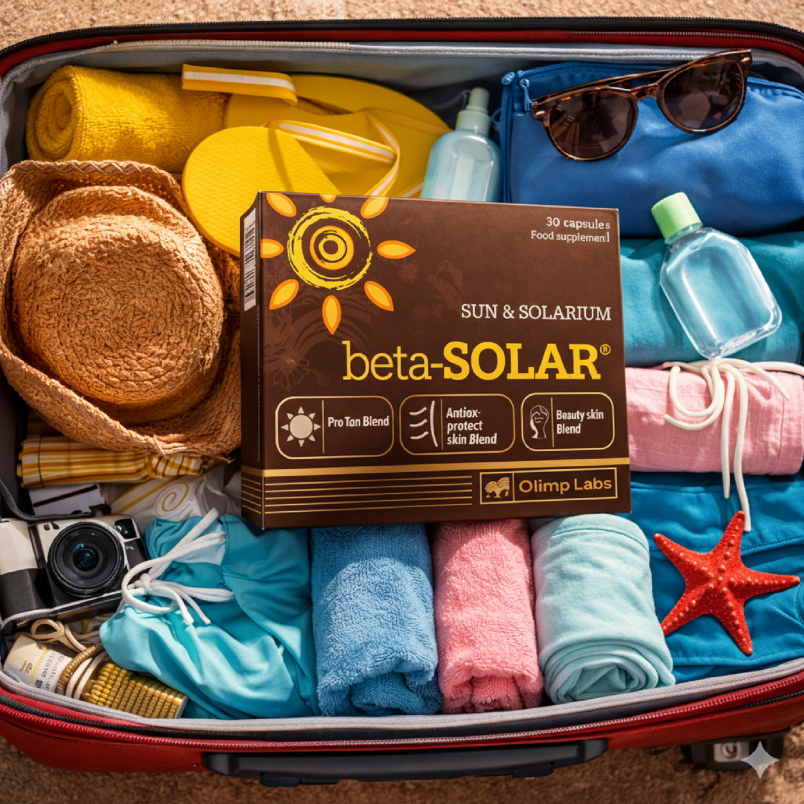 Beta-Solar 30-240 Caps. Deep Dark Tan Accelerator Tanning Pills Instant Results