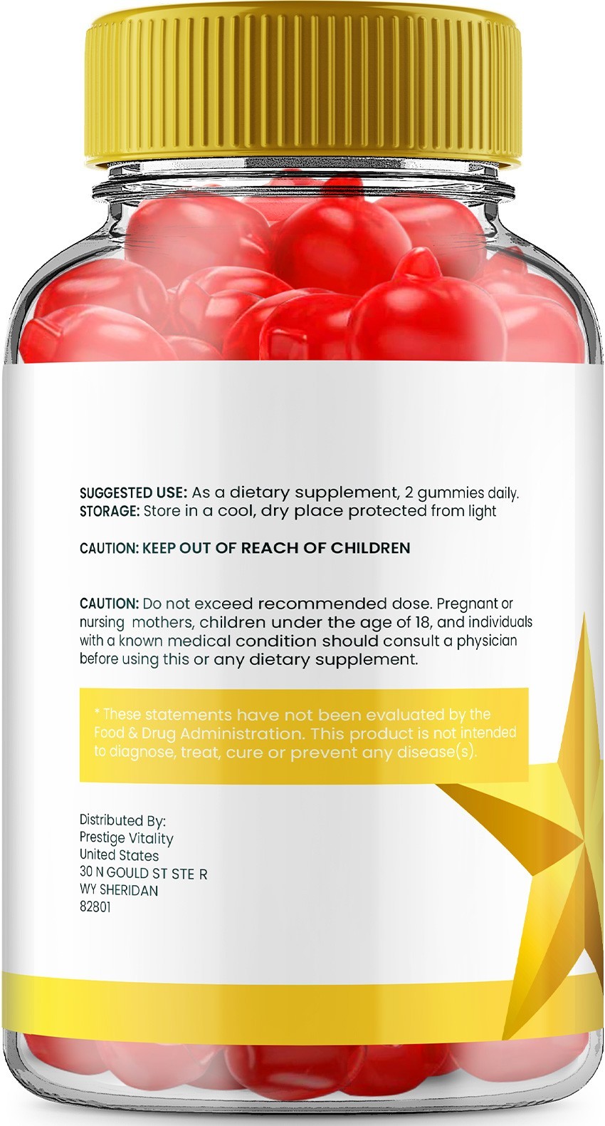 (3 Pack) All Star ACV Gummies Supplement – AllStar ACV Gummy 1000MG
