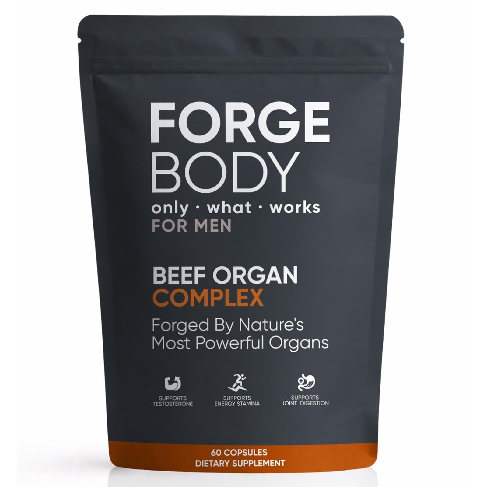 KXVUDE Beef Organ Complex Capsules – Grass Fed Liver & Heart Support