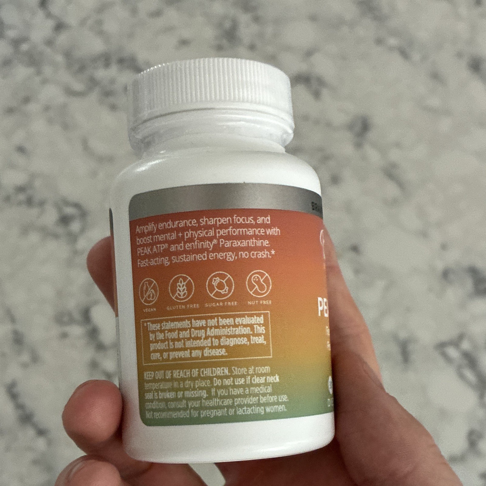 brainMD Peak Energy Energy Support Focus & Performance 30ct Vegan Capsules