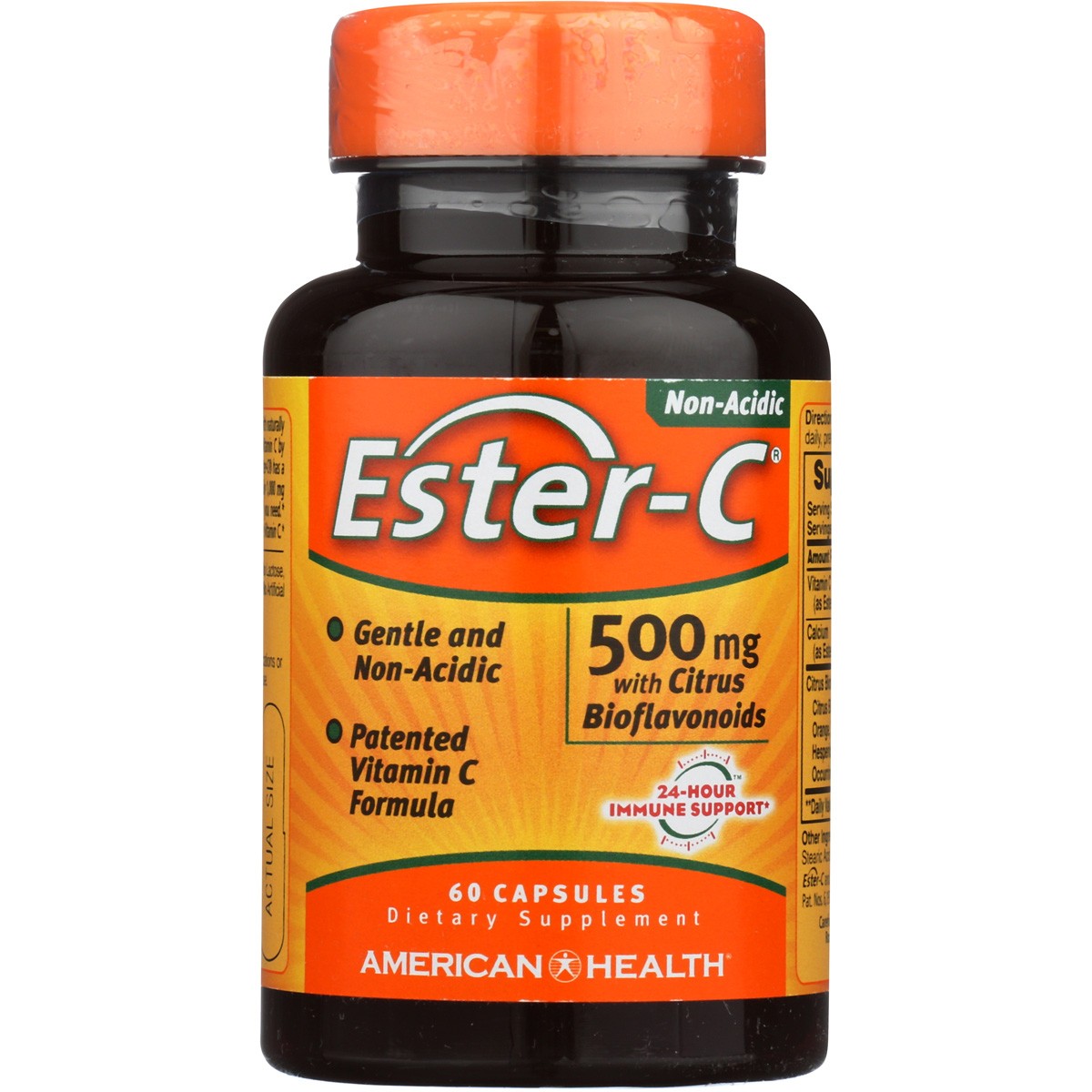 American Health Ester-C 500 Mg With Citrus Bioflavonoids 60 Capsules 50 1 Pack