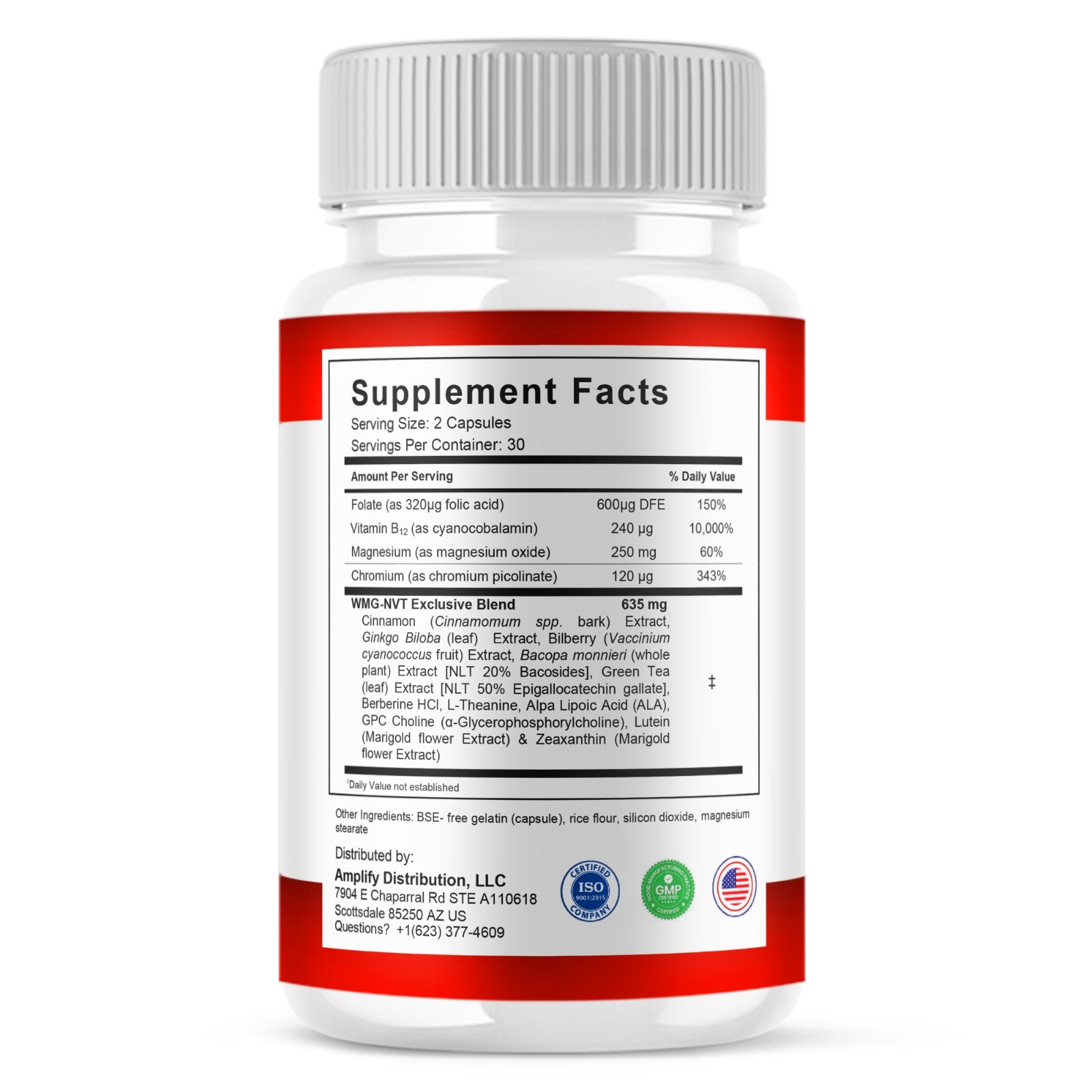(5 Pack) Glyco Health Blood Health Support, GlycoHealth Pills (300 Capsules)