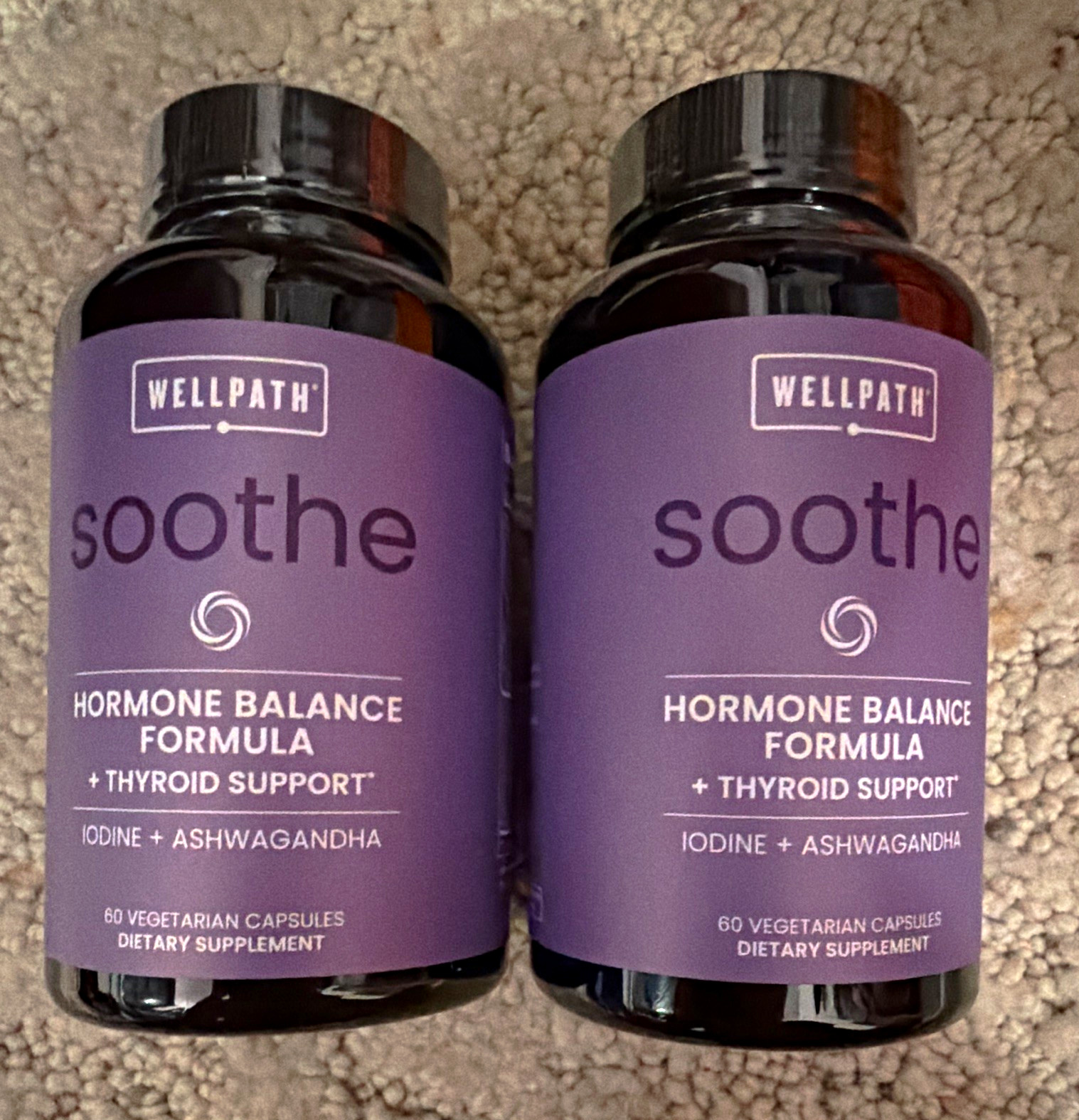 WellPath Soothe Hormone Balance Thyroid Support 60 Capsules Iodine Ashwagandha