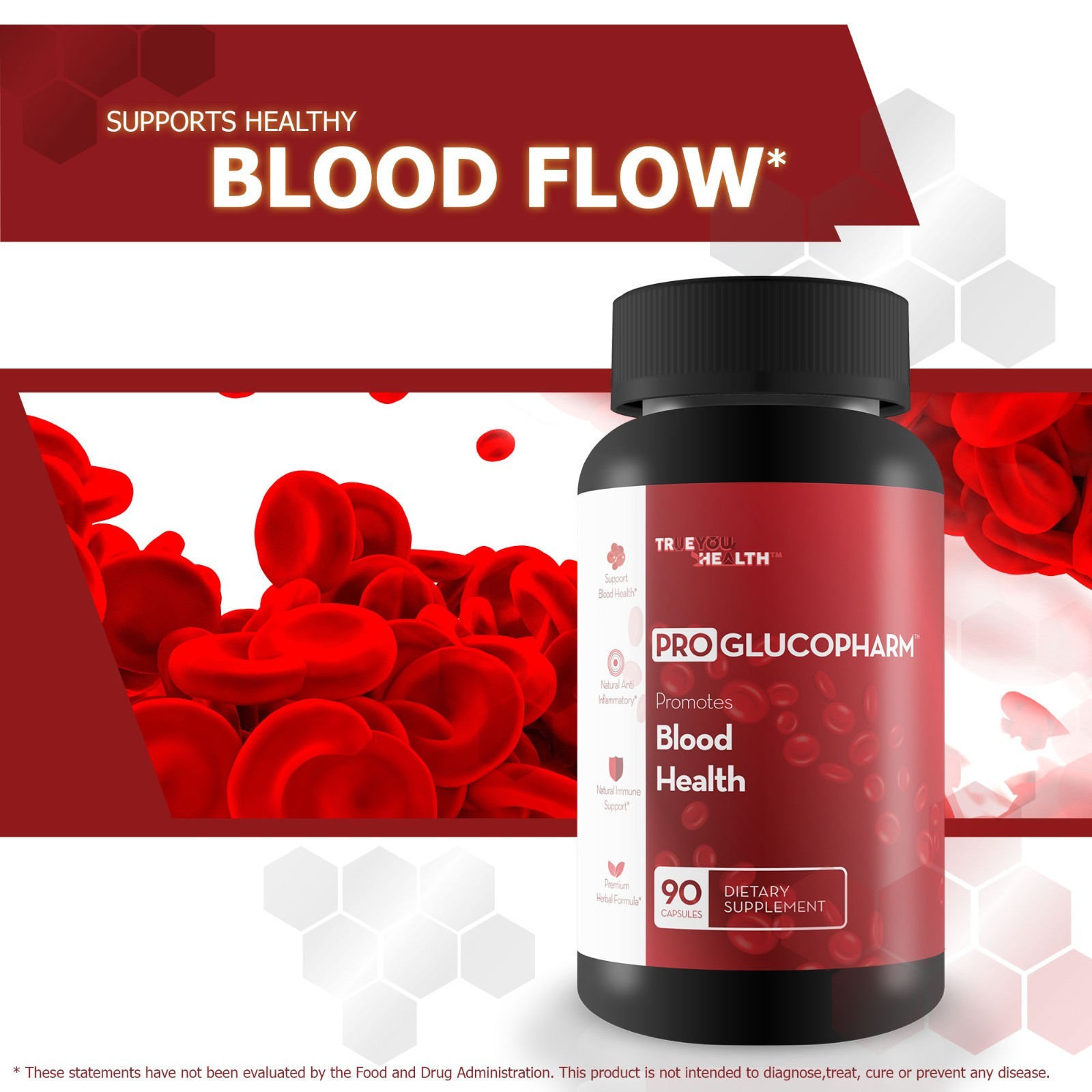 Pro Glucopharm – Blood Sugar Support Supplement for Men & Women – With Cinnamon