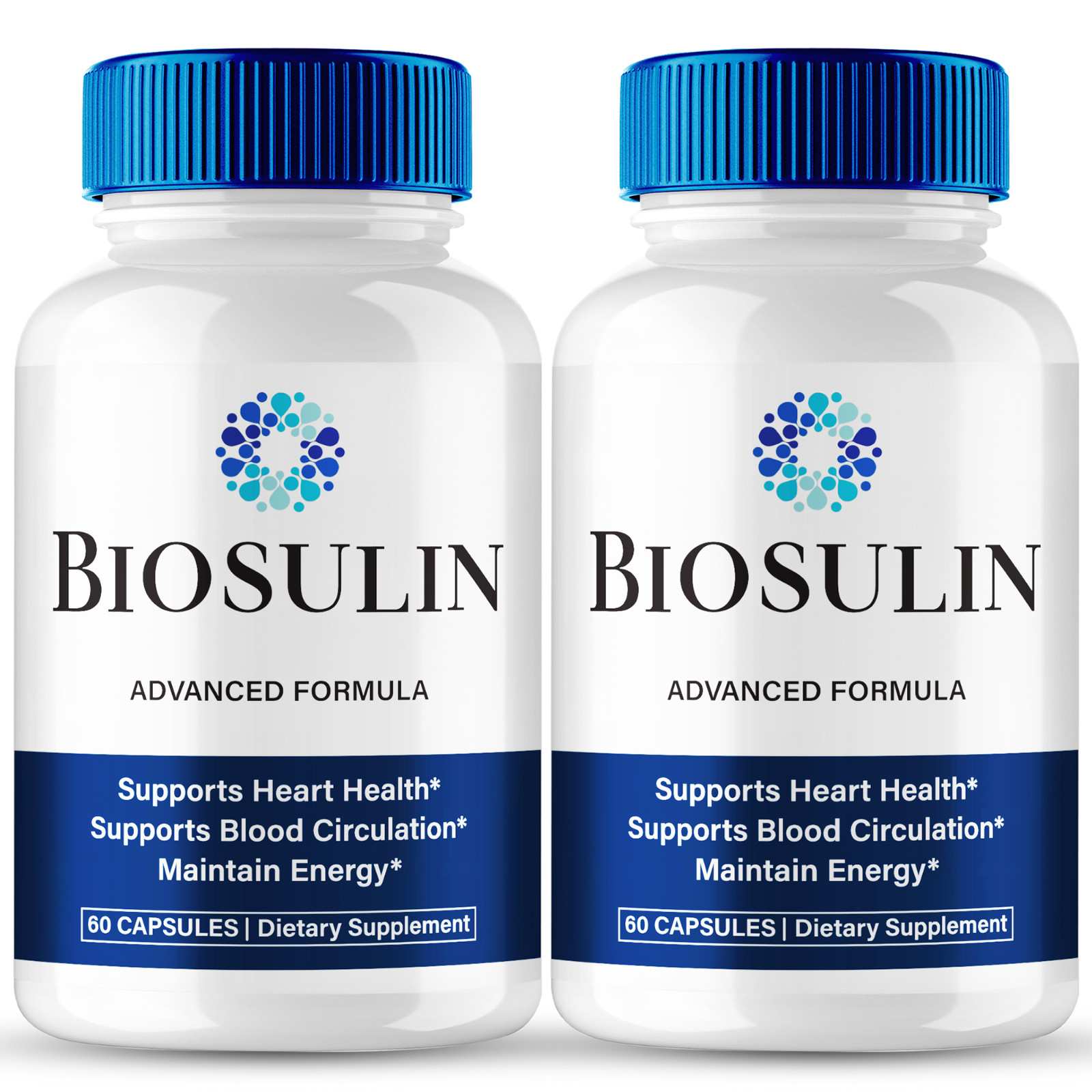 (2 Pack) Biosulin Capsules, Advanced Blood Wellness for Health Circulation Pills